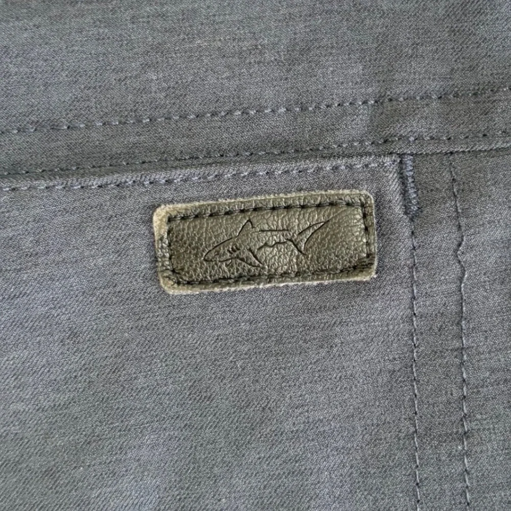 Greg‎ Norman Shark Mens Navy Blue 5-Pocket Golf Pants 36x30 Stretch Performance